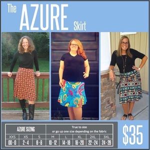 LuLaRoe Azure Skirt